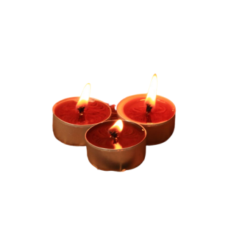 Zestaw Naturalnych Świec Tealight - zapach naturalny wosku pszczelego